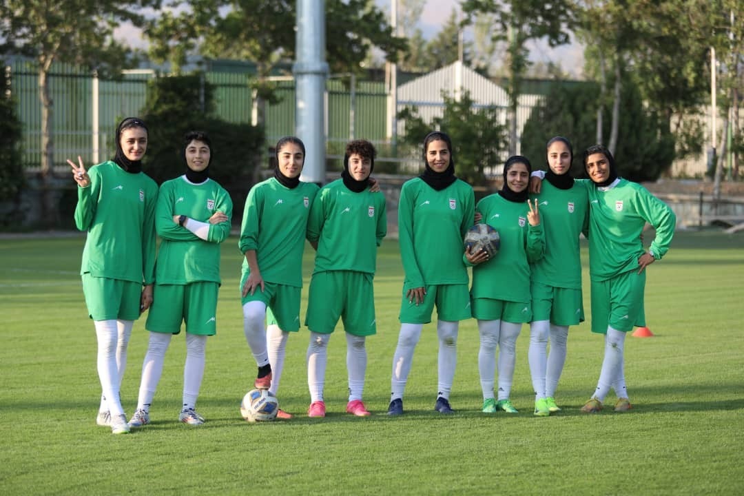 Iran Women’s National Football Team Holds Evening Training Session