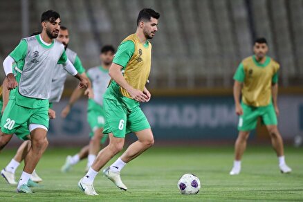 last training session of Team Melli before the match with North Korea