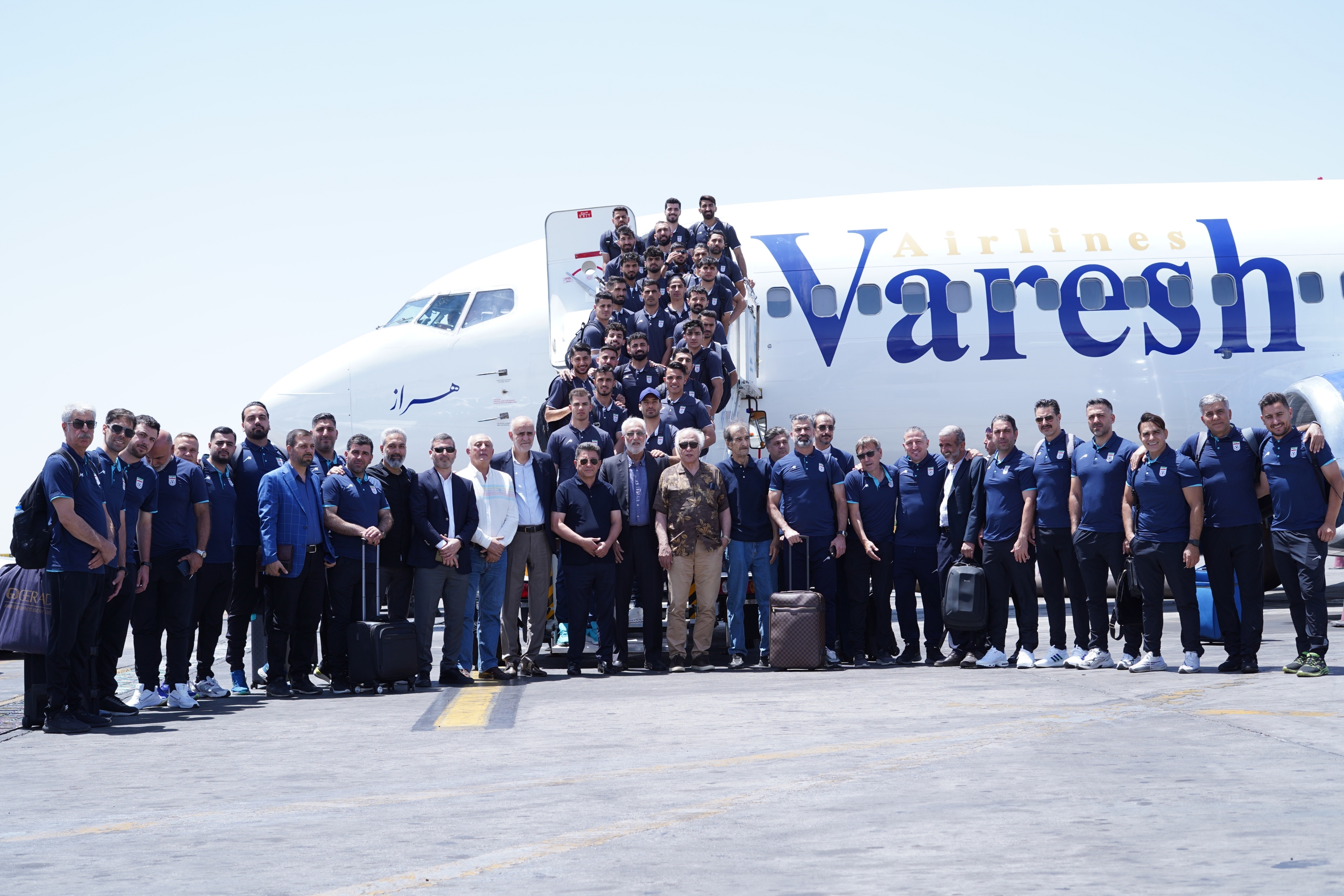 Team Melli departs for Doha