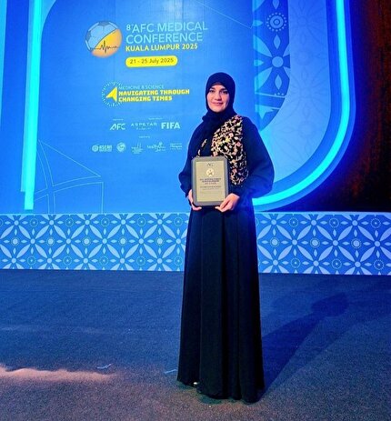 Iranian Physiotherapist Honored at AFC Medical Conference in Kuala Lumpur