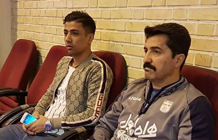 طیبی تماشاگر ویژه تمرینات تیم ملی فوتسال