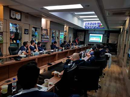 گزارش تصویری از کلاس تئوری مربیگریA فوتبال