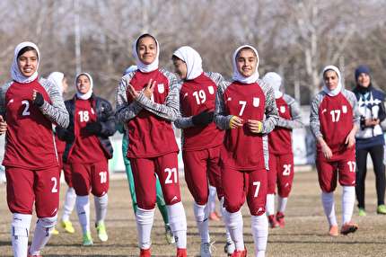 گزارش تصویری از تمرین بعدازظهر تیم ملی فوتبال زیر 16 سال دختران
