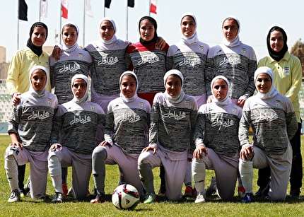 پایان اولین دیدار دوستانه تیم های ملی فوتبال بانوان ایران و بلاروس