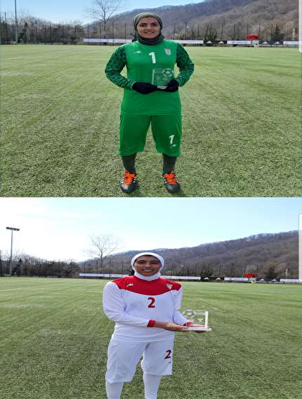 محمودی نیا و بنی طالبی بهترین بازیکن زمین