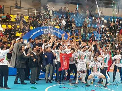 مس سونگون ورزقان قهرمان لیگ برتر فوتسال شد