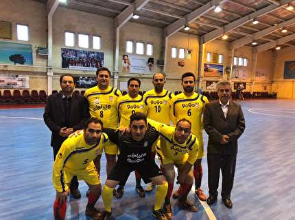 اختتاميه مسابقات فوتسال كارمندان با حضور رييس فدراسيون