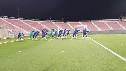 ویدیو تمرین تیم ملی فوتبال بانوان پیش از مسابقه برابر فیلیپین