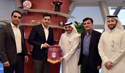 ملاقات نمايندگان فدراسيون فوتبال ايران و قطر در دوحه