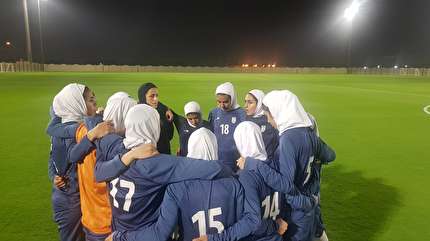 برگزاری تمرین تیم ملی فوتبال بانوان پیش از دیدار مقابل  چین تایپه + فیلم