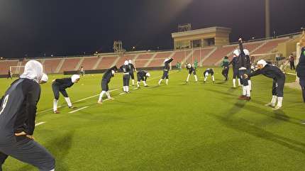 گرم کردن ملی پوشان ایران پیش از دیدار برابر چین تایپه+فیلم