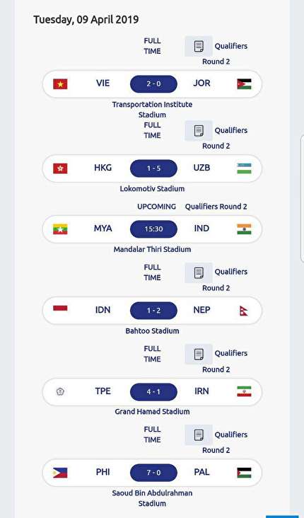 اعلام نتایج روز نهایی بازیهای انتخابی المپیک
