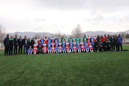 برگزاری دیدار دوستانه تیم های ملی جوانان و بزرگسالان بانوان+عکس