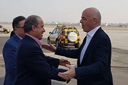 پیام جیانی اینفانتینو،رییس فیفا برای مهدی تاج