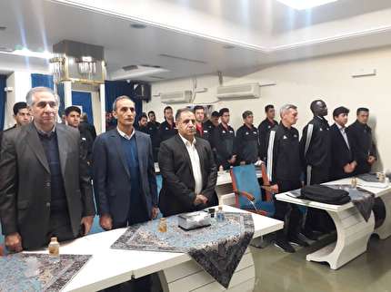 برگزاری مراسم اختتامیه کلاس داوری فوتبال فیفا