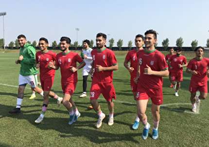 تمرين با نشاط تيم المپيك