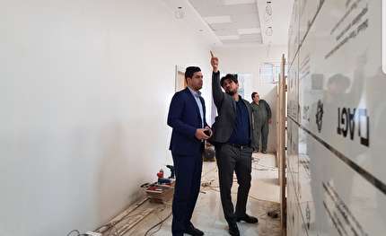 بازدید سرپرست دبیرکلی از پروژه احداث ساختمان فوتسال
