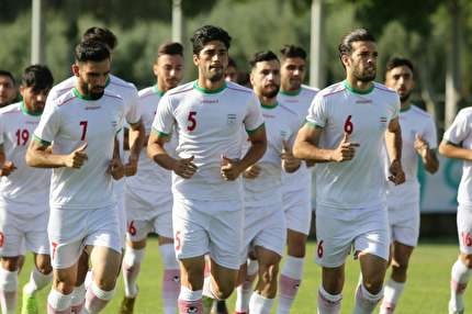 نخستين تمرين اميدها در مركز ملى فوتبال