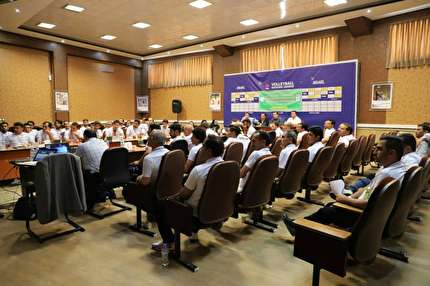 برگزاری دوره مربیگری فوتبال پایه در اردبیل+ عکس