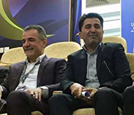 حضور انصاریفرد و ناظم الشریعه در بازی خداحافظی اصغری مقدم