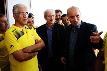 گزارش تصویری حضور رئیس فدراسیون فوتبال در دوره مربیگری حرفه ای