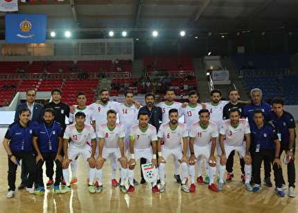 تیم ملی فوتسال ایران نایب قهرمان تورنمنت کاسپین شد