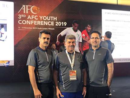 حضور پورموسوى و محمدى در كنفرانس فوتبال جوانان AFC