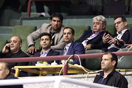 حضور شکوری در سالن غدیر