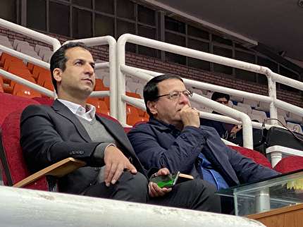 حضور ساکت و پرهیزکار در سالن دیدار ایران و اسلواکی