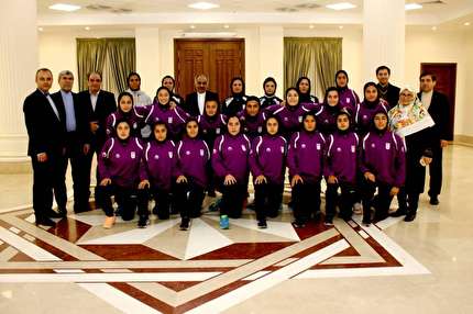 حضور ملی پوشان فوتبال زیر 23 سال در سفارت ایران در تاجیکستان