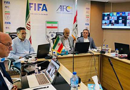 گزارش تصویری از سمینار مجازی برای سرمربیان لیگ برتر فوتبال بزرگسالان کشور