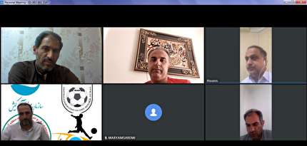 برگزاری وبینار آموزشی برای کمیته های آموزش هیات های فوتبال 4 استان 