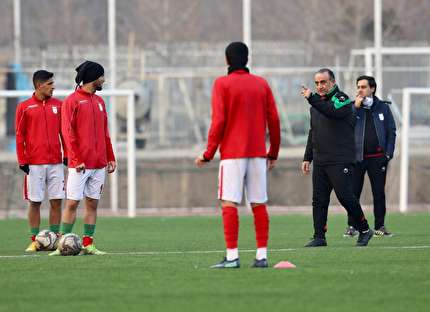 گزارش تصویری تمرین نوجوانان ایران