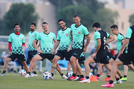 گزارش تصویری از تمرین تیم پرسپولیس در قطر