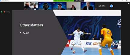 تشریح برنامه های فوتسالی ایران در نشست برخط مدیران کنفدراسیون