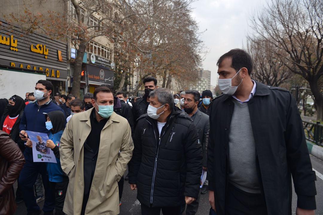 مراسم همایش پیاده روی سردار دلها برگزار شد مراسم همایش پیاده روی سردار دلها برگزار شد