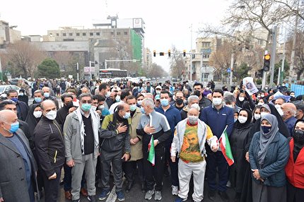 مراسم همایش پیاده روی سردار دلها برگزار شد