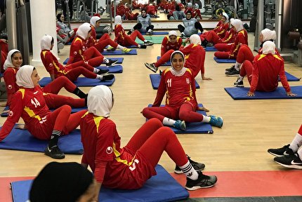 تمرین بدنسازی تیم ملی فوتبال برگزار شد
