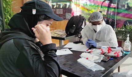 انجام تست PCR از تیم ملی فوتبال بانوان