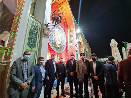اداى احترام ماجدى به مقام شهدا و حاج قاسم سلیمانی