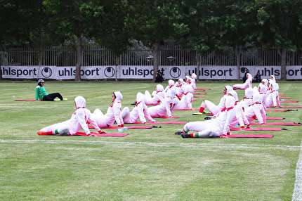 پایان اردوی انتخابی تیم ملی فوتبال بانوان