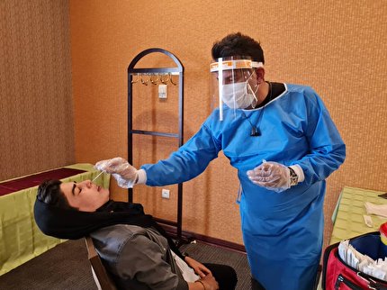 انجام تست کرونا از بازیکنان تیم ملی فوتبال بزرگسالان