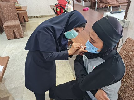 بازیکنان و کادر فنی تیم ملی فوتبال جوانان بانوان واکسینه شدند