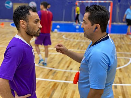 برگزاری تمرین تیم ملی فوتسال در جزیره کیش