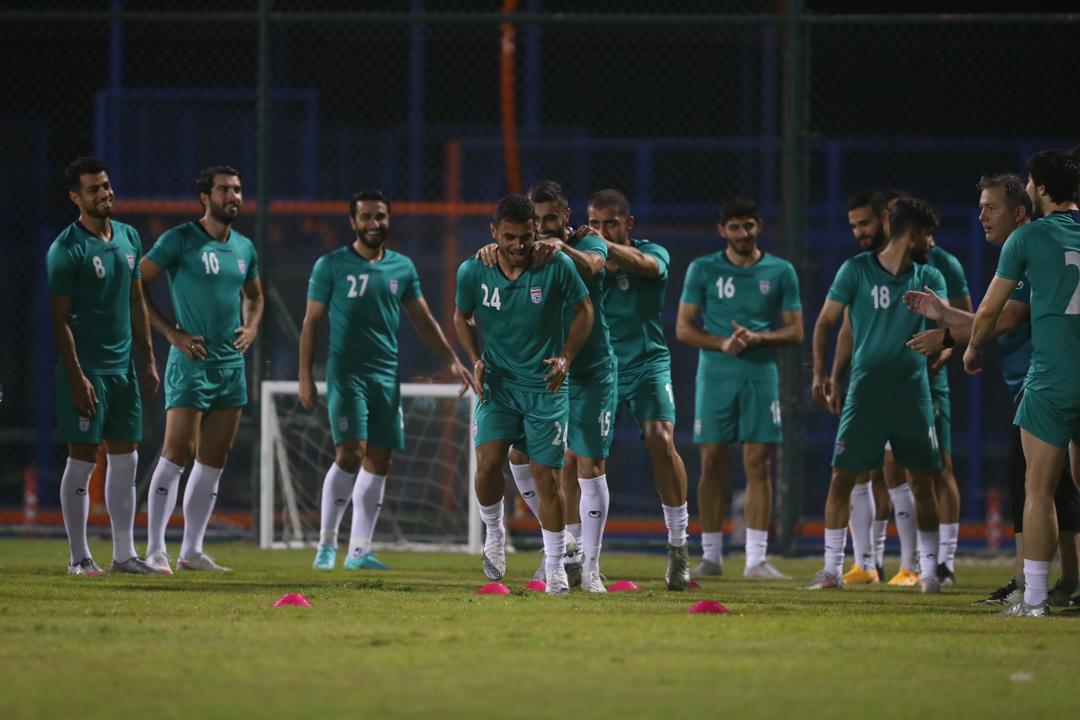 برگزاری تمرین شاداب و پرنشاط بازیکنان پیش از دیدار برابر بحرین برگزاری تمرین شاداب و پرنشاط بازیکنان پیش از دیدار برابر بحرین