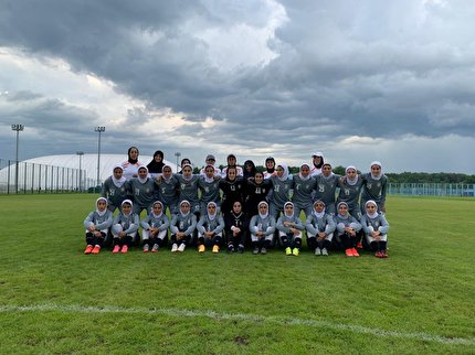 برگزاری اولین تمرین تیم ملی فوتبال بانوان در بلاروس