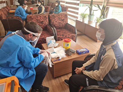 انجام تست کرونا از بازیکنان تیم ملی فوتبال زیر 20 سال بانوان