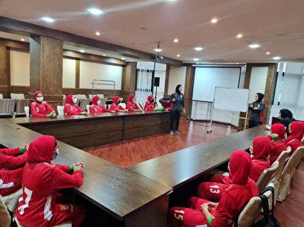 نشست تئوری آزمون برای بازیکنان تیم ملی فوتبال جوانان