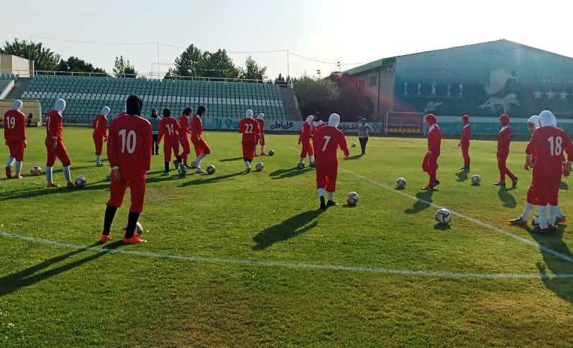 برگزاری تمرین تیم ملی فوتبال نوجوانان بانوان برگزاری تمرین تیم ملی فوتبال نوجوانان بانوان
