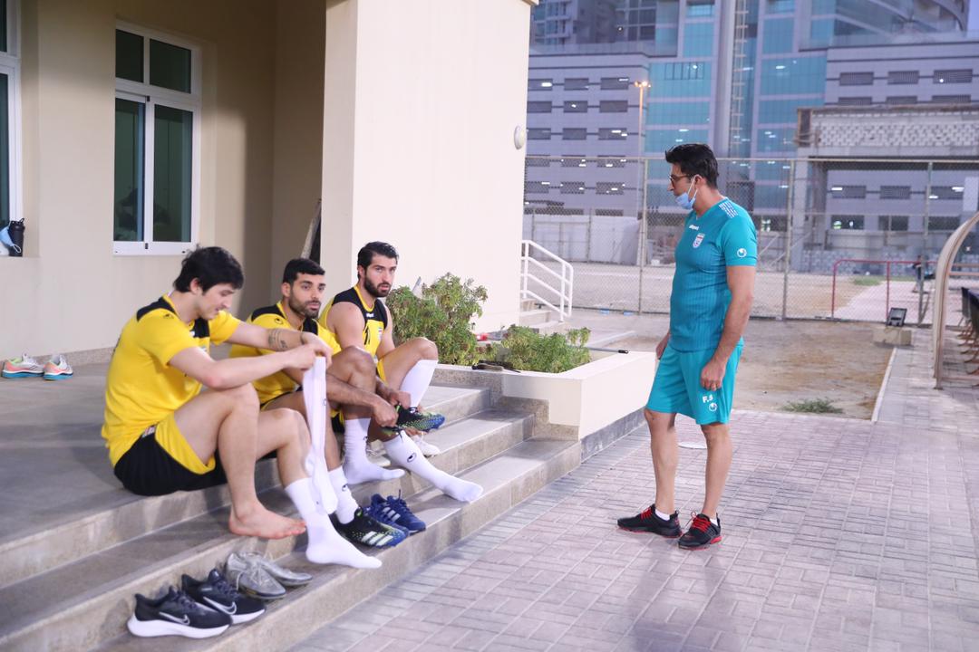 پیگیری تمرینات شاداب ملی پوشان در ورزشگاه النجمه